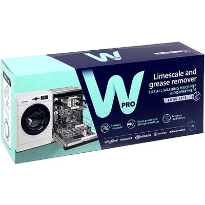 Indesit Desincrustante de cal y detergente antibacterias para lavadoras (12 unidades) Indesit Desincrustante de cal y detergente antibacterias para lavadoras (12 unidades)