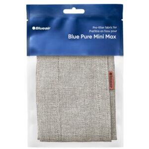 BLUEAIR Prefiltro original Mini Max, se adapta al purificador de aire Mini Max azul, tejido lavable, color piedra caliza BLUEAIR Prefiltro original Mini Max, se adapta al purificador de aire Mini Max azul, tejido lavable, color piedra caliza