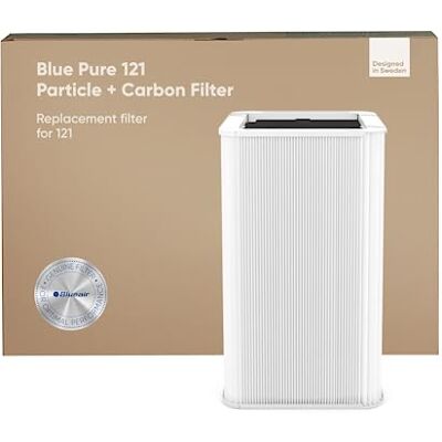 BLUEAIR Repuesto de Filtro purificador de Aire, Fibra de Carbono, Blanco, 1 Unidad (Paquete de 1) BLUEAIR Repuesto de Filtro purificador de Aire, Fibra de Carbono, Blanco, 1 Unidad (Paquete de 1)