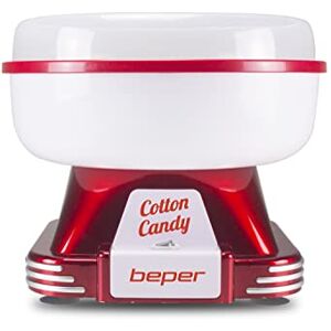 BEPER Máquina para algodón de azúcar con protección antisalpicaduras – Máquina de algodón de azúcar para niños con cuchara incluida, 500 W BEPER Máquina para algodón de azúcar con protección antisalpicaduras – Máquina de algodón de azúcar para niños con cuchara incluida, 500 W