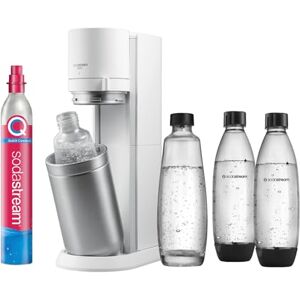 Sodastream - Duo con cilindro de CO2, 2 botellas de vidrio, 2 botellas aptas para lavavajillas - Máquina de soda Sodastream - Duo con cilindro de CO2, 2 botellas de vidrio, 2 botellas aptas para lavavajillas - Máquina de soda