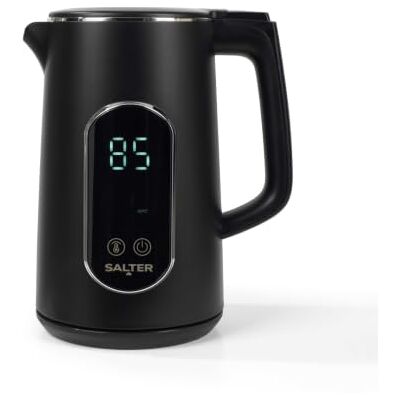 Salter Temp Rite Hervidor digital 1,7 l, 3000 W, temperatura regulable Pantalla táctil LED, doble pared para conservar el calor, función mantener caliente 2 h, exterior frío al tacto Salter Temp Rite Hervidor digital 1,7 l, 3000 W, temperatura regulable Pantalla táctil LED, doble pared para conservar el calor, función mantener caliente 2 h, exterior frío al tacto