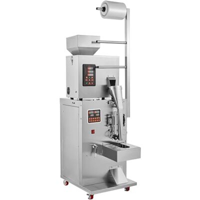 VEVOR Máquina automática de envasado de partículas, 1-100 g, Máquina envasadora de llenado de bolsitas de polvo multifunción, Llenado para semillas de té, granos, harina, frijoles, purpurina VEVOR Máquina automática de envasado de partículas, 1-100 g, Máquina envasadora de llenado de bolsitas de polvo multifunción, Llenado para semillas de té, granos, harina, frijoles, purpurina