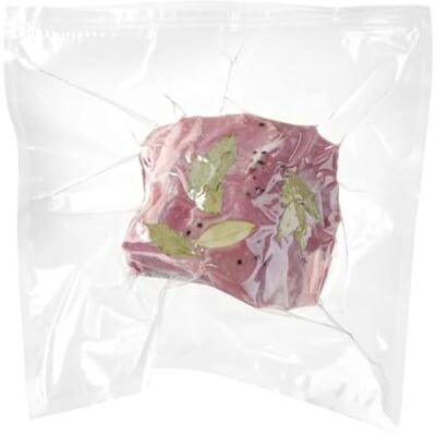 HENDI Bolsas Lisas para Cocción Sous-Vide y Envasado al Vacío, 400x400mm 50 unidades, 75µm, PA/PE de 2 capas, sin BPA, −20 a 110°C, para envasadoras al vacío de campana HENDI Bolsas Lisas para Cocción Sous-Vide y Envasado al Vacío, 400x400mm 50 unidades, 75µm, PA/PE de 2 capas, sin BPA, −20 a 110°C, para envasadoras al vacío de campana
