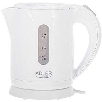 ADLER ad 1371w AD 1371 tetera eléctrica 0,8 L Blanco ADLER ad 1371w AD 1371 tetera eléctrica 0,8 L Blanco