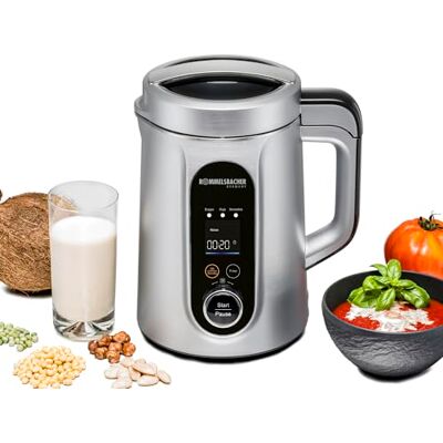Rommelsbacher Veggie SVD 1400 Preparador para bebidas y sopas, 9 programas, programa de limpieza, recipiente interior de acero inoxidable, capacidad de 1,3 l, campana para puré, cuchillo de filo Rommelsbacher Veggie SVD 1400 Preparador para bebidas y sopas, 9 programas, programa de limpieza, recipiente interior de acero inoxidable, capacidad de 1,3 l, campana para puré, cuchillo de filo