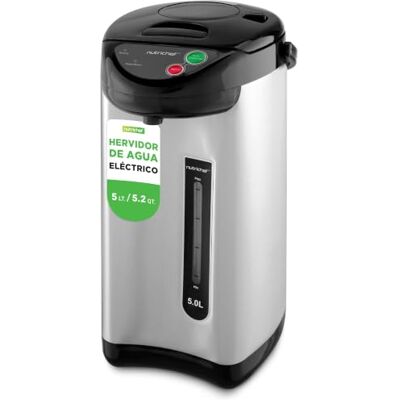 NutriChef dispensador de agua caliente, Termo electrico, Calentamiento rapido, 5 litros, Bloqueo de seguridad, Acero inoxidable NutriChef dispensador de agua caliente, Termo electrico, Calentamiento rapido, 5 litros, Bloqueo de seguridad, Acero inoxidable