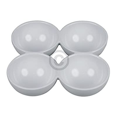 eVendix Bandeja para huevos compatible con Bosch 00635924, 93 x 93 mm, para 4 huevos en la puerta del frigorífico eVendix Bandeja para huevos compatible con Bosch 00635924, 93 x 93 mm, para 4 huevos en la puerta del frigorífico