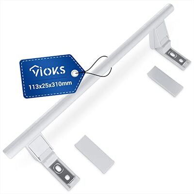 VIOKS Tirador de puerta de repuesto para Liebherr 7430670, manilla de puerta para frigorífico, congelador, refrigerador automático VIOKS Tirador de puerta de repuesto para Liebherr 7430670, manilla de puerta para frigorífico, congelador, refrigerador automático
