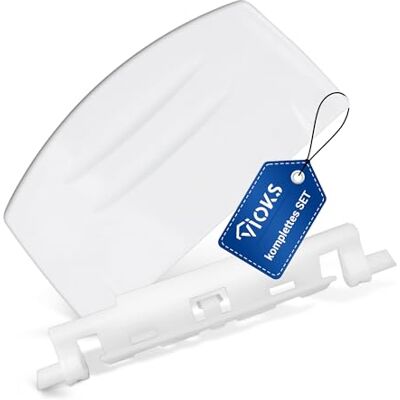 VIOKS Juego de tirador de puerta de plástico de repuesto para Beko 4244570100 + muelle de repuesto para Beko 4244510100 muelle – Mango de repuesto para frigorífico, puerta de refrigerador, puerta con VIOKS Juego de tirador de puerta de plástico de repuesto para Beko 4244570100 + muelle de repuesto para Beko 4244510100 muelle – Mango de repuesto para frigorífico, puerta de refrigerador, puerta con