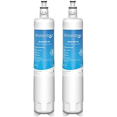 Waterdrop Filtro de Agua para Nevera, Compatible con Fisher 847200, 2 Pack Compatible con 2X 847200, & Paykel, RS9120W Activesmart Integrated y Más: para Códigos de Producto Que Comienzan con 25xxx Waterdrop Filtro de Agua para Nevera, Compatible con Fisher 847200, 2 Pack Compatible con 2X 847200, & Paykel, RS9120W Activesmart Integrated y Más: para Códigos de Producto Que Comienzan con 25xxx