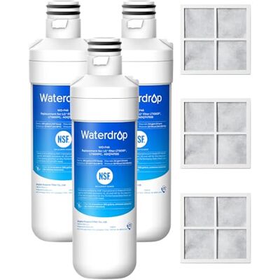Waterdrop Filtro de Agua Repuesto para LG® LT1000P®, LT1000P®C, MDJ64844601, Kenmore 46-9980, 9980, ADQ74793501, LT120F® Combo Waterdrop Filtro de Agua Repuesto para LG® LT1000P®, LT1000P®C, MDJ64844601, Kenmore 46-9980, 9980, ADQ74793501, LT120F® Combo