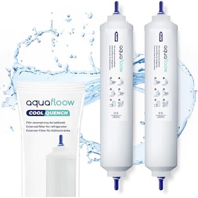 Aquafloow Filtro de agua para Frigorífico Samsung DA29-10105J HAFEX/EXP WSF-100, DA2910105J, 5231JA2010B, 5231JA2010C, USC100, 2 Unidades Aquafloow Filtro de agua para Frigorífico Samsung DA29-10105J HAFEX/EXP WSF-100, DA2910105J, 5231JA2010B, 5231JA2010C, USC100, 2 Unidades