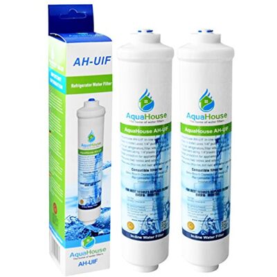 AquaHouse 2x UIFH Compatible para Haier 0060823485A Kemflo Aicro filtro de agua para refrigeradores Haier, CDA, Firstline, Frigistar AquaHouse 2x UIFH Compatible para Haier 0060823485A Kemflo Aicro filtro de agua para refrigeradores Haier, CDA, Firstline, Frigistar