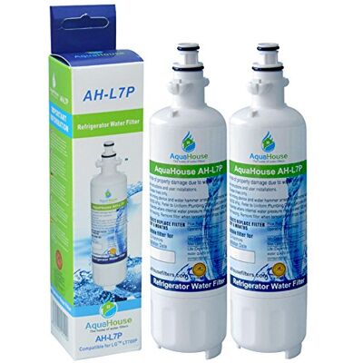 AquaHouse 2x AH-L7P filtro de agua compatibles para LG nevera LG LT700P, ADQ36006101, ADQ36006102, 048231783705, Sears/Kenmore 9690, 46-9690 AquaHouse 2x AH-L7P filtro de agua compatibles para LG nevera LG LT700P, ADQ36006101, ADQ36006102, 048231783705, Sears/Kenmore 9690, 46-9690