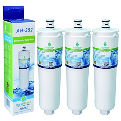AquaHouse 3x AH-352 filtro de agua compatibles para Bosch/Neff/Siemens nevera 3M CS-52, CS-452, CS-51, 640565, 5586605 AquaHouse 3x AH-352 filtro de agua compatibles para Bosch/Neff/Siemens nevera 3M CS-52, CS-452, CS-51, 640565, 5586605