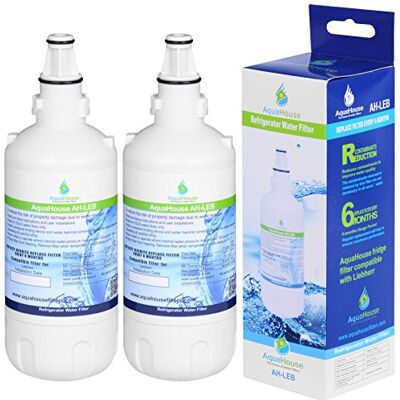 AquaHouse AH-LEB Filtro de agua compatible con Liebherr refrigerador, reemplaza parte 7440002, 7440000, 7731240 (paquete de 2) AquaHouse AH-LEB Filtro de agua compatible con Liebherr refrigerador, reemplaza parte 7440002, 7440000, 7731240 (paquete de 2)
