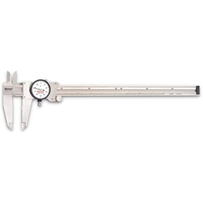 Starrett Calcetín de acero inoxidable, cara blanca, rango de 0 – 12 pulgadas, precisión de +/-0,001 pulgadas, resolución de 0,001 pulgadas Starrett Calcetín de acero inoxidable, cara blanca, rango de 0 – 12 pulgadas, precisión de +/-0,001 pulgadas, resolución de 0,001 pulgadas