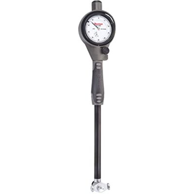 Starrett - Gage de calibre de calibre de esfera, rango de 5 a 15 cm, graduaciones de 0,0005 pulgadas, profundidad de medición aproximada: 15 cm Starrett - Gage de calibre de calibre de esfera, rango de 5 a 15 cm, graduaciones de 0,0005 pulgadas, profundidad de medición aproximada: 15 cm