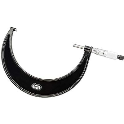Starrett fuera Micrómetro, Ratchet Stop, Contratuerca, precisión de 5 – 6 "Rango, 0.001" Graduación, +/-0.00015 Starrett fuera Micrómetro, Ratchet Stop, Contratuerca, precisión de 5 – 6 "Rango, 0.001" Graduación, +/-0.00015