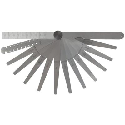Starrett Tapón de combinación de alambre y grosor de calibre (12,7 mm de ancho, 120 mm de longitud) Starrett Tapón de combinación de alambre y grosor de calibre (12,7 mm de ancho, 120 mm de longitud)