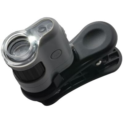 Carson MicroMini 20x, con iluminación LED y UV, con Clip Adaptador de digiscopio para Smartphone, portátil para Adultos, niños, Herramienta científica de Laboratorio Stem, Juguete científico () Carson MicroMini 20x, con iluminación LED y UV, con Clip Adaptador de digiscopio para Smartphone, portátil para Adultos, niños, Herramienta científica de Laboratorio Stem, Juguete científico ()