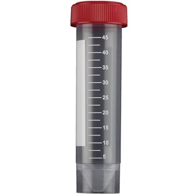 GIMA Tubos de centrífuga estériles de polipropileno, graduados con tapón, cónicos con base, 50 ml, envase de 500 unidades, GIMA Tubos de centrífuga estériles de polipropileno, graduados con tapón, cónicos con base, 50 ml, envase de 500 unidades,