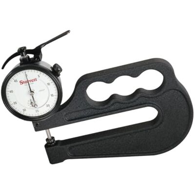 Starrett " Indicador de Espesor de Lectura Portátil 31J: Calibre Sin Funda, 0,0005" Graduación, 1/2" Rango, 0 – 50 Dial Lectura Starrett " Indicador de Espesor de Lectura Portátil 31J: Calibre Sin Funda, 0,0005" Graduación, 1/2" Rango, 0 – 50 Dial Lectura