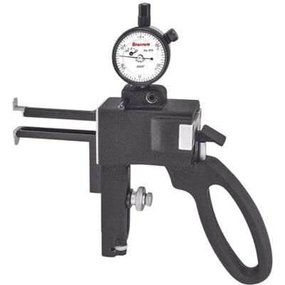 Starrett : Calibre de calibrador puntiagudo, cara blanca, rango de 0,375-6 pulgadas, resolución de 0,0005 pulgadas Starrett : Calibre de calibrador puntiagudo, cara blanca, rango de 0,375-6 pulgadas, resolución de 0,0005 pulgadas