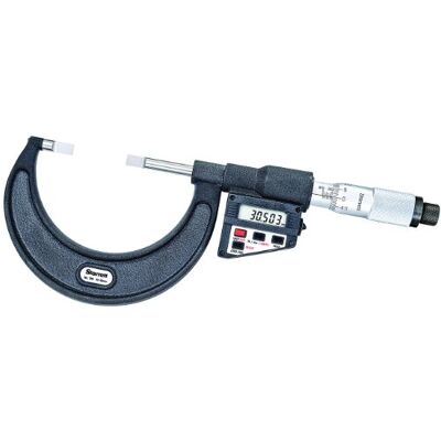 Starrett Pantalla LCD de micrometro sin giro (grosor liso, rango de 50-75 mm, graduación de 0,001 mm) Starrett Pantalla LCD de micrometro sin giro (grosor liso, rango de 50-75 mm, graduación de 0,001 mm)
