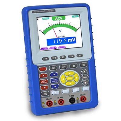 PeakTech , 1195 Osciloscopio/Multímetro Portátil Osciloscopio 100 MHz / 2 CH con Multímetro Digital con Estuche Universal para Instrumentos de Medida, PeakTech , 1195 Osciloscopio/Multímetro Portátil Osciloscopio 100 MHz / 2 CH con Multímetro Digital con Estuche Universal para Instrumentos de Medida,