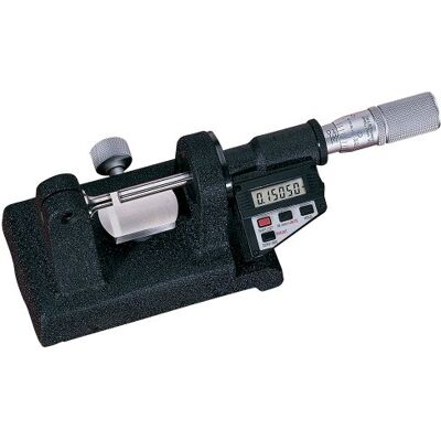 Starrett Micrómetro electrónico con salida y graduaciones estándar de pulgadas en carcasa y dedal Starrett Micrómetro electrónico con salida y graduaciones estándar de pulgadas en carcasa y dedal
