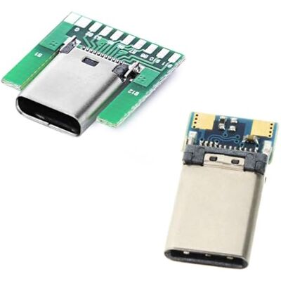 chenyang DIY 24PIN USB 3.1 Tipo C Conector de Enchufe y Enchufe Masculino Tipo SMT con Placa de PC 2pcs/1Set chenyang DIY 24PIN USB 3.1 Tipo C Conector de Enchufe y Enchufe Masculino Tipo SMT con Placa de PC 2pcs/1Set