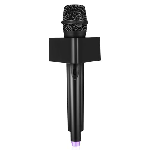 ifundom 1 Juego Juguete infantil micrófono falso morado pequeño logo cuadrado micrófono para niños micrófono de juego de simulación micrófono niño karaoke microfono ropa