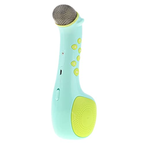 Hellery Regalo Verde Del Juguete Del Bebé Del Desarrollo Del Juguete de La Música Del Niño Del Micrófono Inalámbrico de Bluetooth