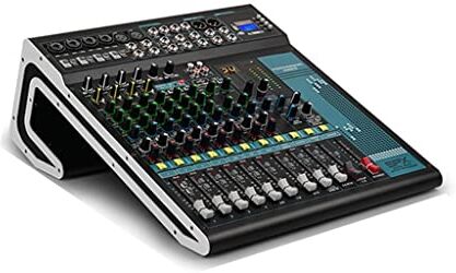 HMTE Profesional Dj 24 Dsp Digital 12 Canales Profesional Powered Digital Mixer Audio