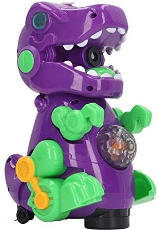 SPYMINNPOO Máquina de Burbujas de Dinosaurio, Juguete de Dinosaurio de Burbujas Automático con Sonido de Luz Universal Eléctrico para Niños