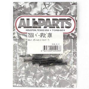 Allparts GS 0011-003 - Tornillos de montaje para pastilla y fonocaptor de graves, para guitarra eléctrica, color negro