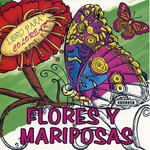 Susaeta, Equipo Flores y mariposas (Libro para colorear)