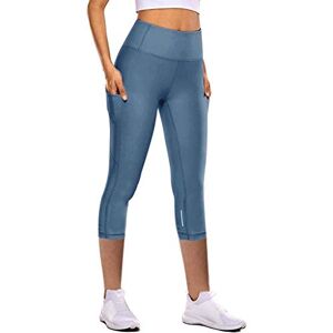 YpingLonk Leggings Mujer Deporte Cintura Alta Mallas Pantalones Deportivos Leggins con Bolsillos para Yoga Running Fitness
