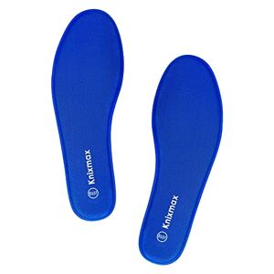 Knixmax Plantillas Memory Foam para Mujer y Hombre Comodidad Plantilla de Zapato Absorción de Impacto Amortiguación Suave Suelas Internas para Zapatillas, Botas EU45 Azul Marino