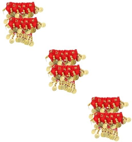 VALICLUD 6 Piezas tobillera de danza del vientre joyería del pie pulsera de baile calcetín ropa de niños joyería del tobillo de las mujeres joyería de tobillera de pie bohemio Calzado joyas