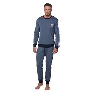 Abanderado Nightwear Men Juego de Pijama, Azul Denim, XL para Hombre