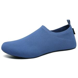 SAGUARO Zapatillas de Estar por Casa Hombre Mujer Pantuflas Comodas Antideslizante Zapatos de Casa Ligero Flexible, Azul Lapislázuli 46/47EU