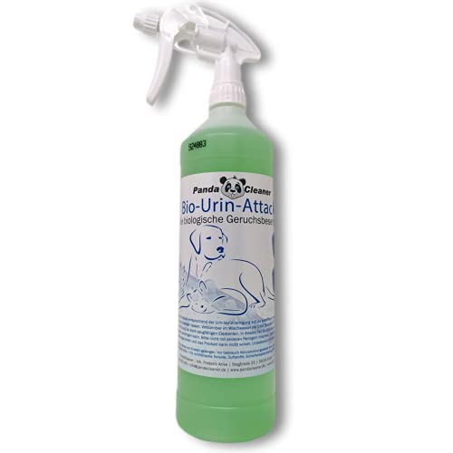 PandaCleaner Bio-Urin Attack Odor Remover/Smell Neutralizer - 1000ml Concentrado - Eliminación biológica de olores animales