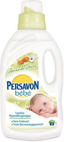 Persavon lavandería bebé con leche de almendra dulce 27 lavados) 1,5 L – Juego de 2