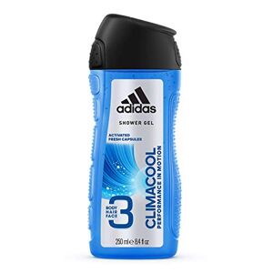 Adidas - Gel de ducha 3 en 1 Climacool, 250 ml, 1 unidad