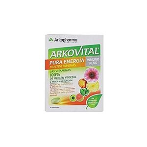 Arkopharma Arkovital Pura Energía Multivitaminas Inmuno Plus Comprimidos, 30Uds
