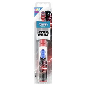 Oral-B Cepillo de dientes eléctrico Oral-B a pilas con personajes de Star Wars para niños a partir de 3 años, mango de cepillo con 1 cabezal