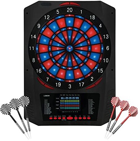 KOTO darts KOTO Royal Star 315, Diana electrónica, Diana con Dardos Blandos, Dardos electrónicos multijugador, 48 Juegos y más de 315 variaciones, Juego de Dardos eléctricos Profesional, Juego de Dardos